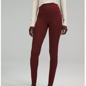 Lululemon Red Merlot Align Leggings